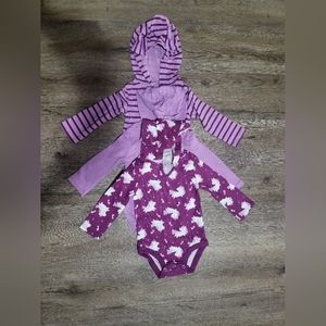 6-12 month HANES Girls Infant sets (3 Sets) #8